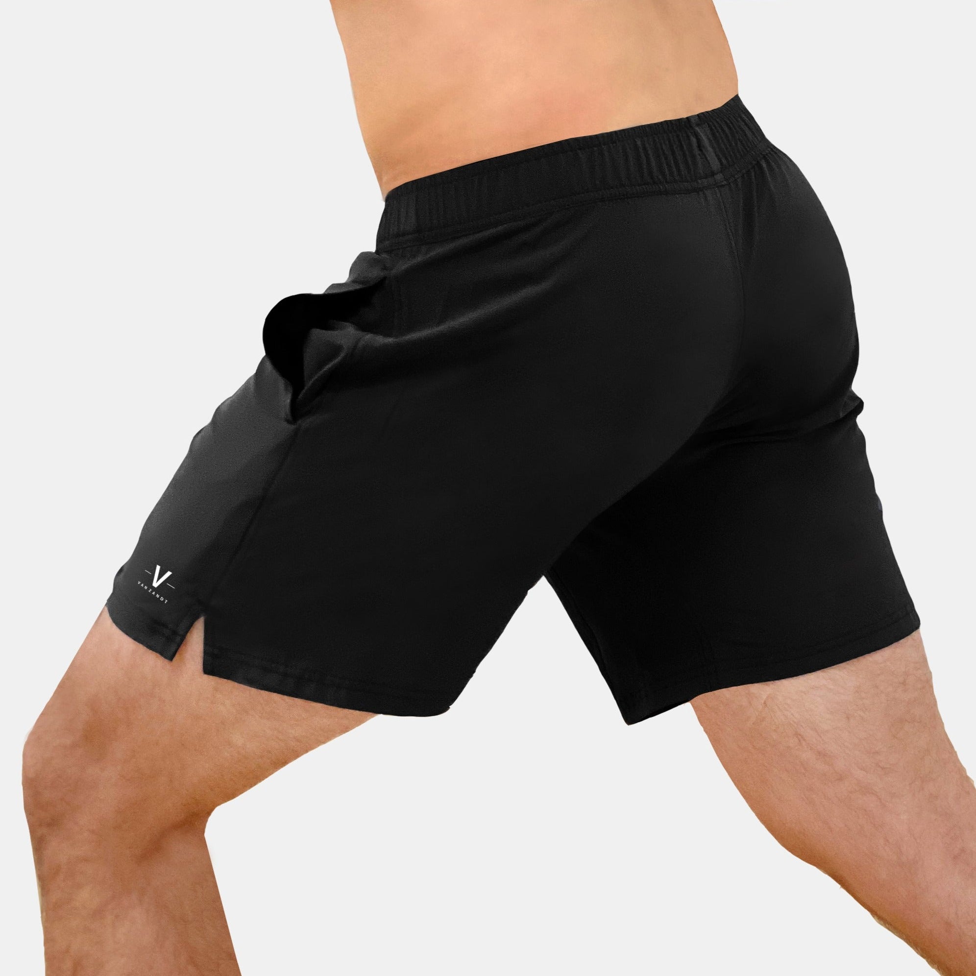 Ultra-Light Active Shorts Black - VAN ZANDT APPAREL