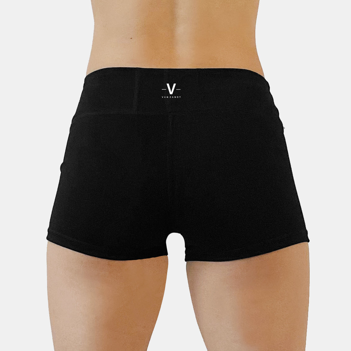 Vitality High Rise Compression Shorts Black - VAN ZANDT APPAREL