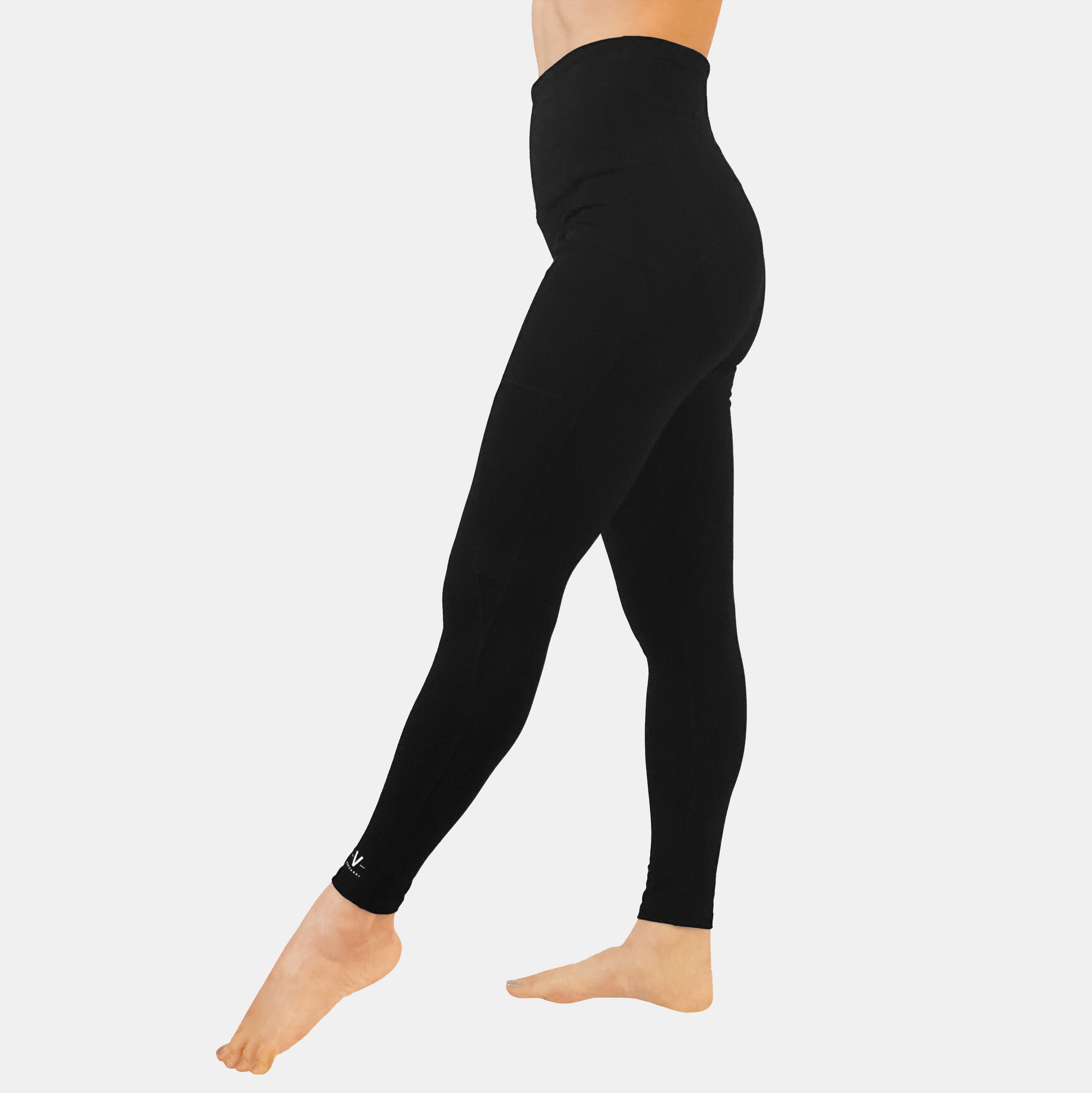 Van Zandt High Rise Leggings Black - VAN ZANDT APPAREL